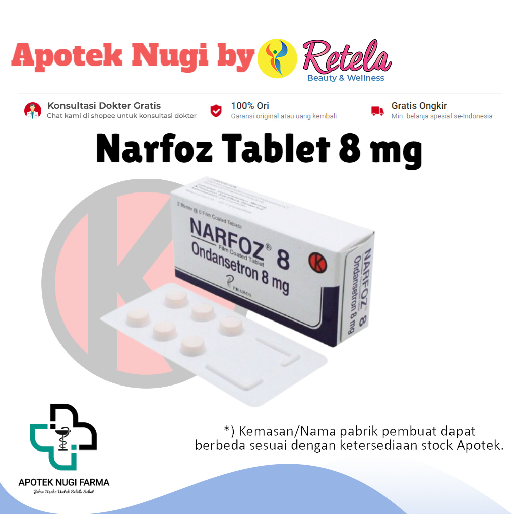 Narfoz Tablet 8 mg / Ondansetron