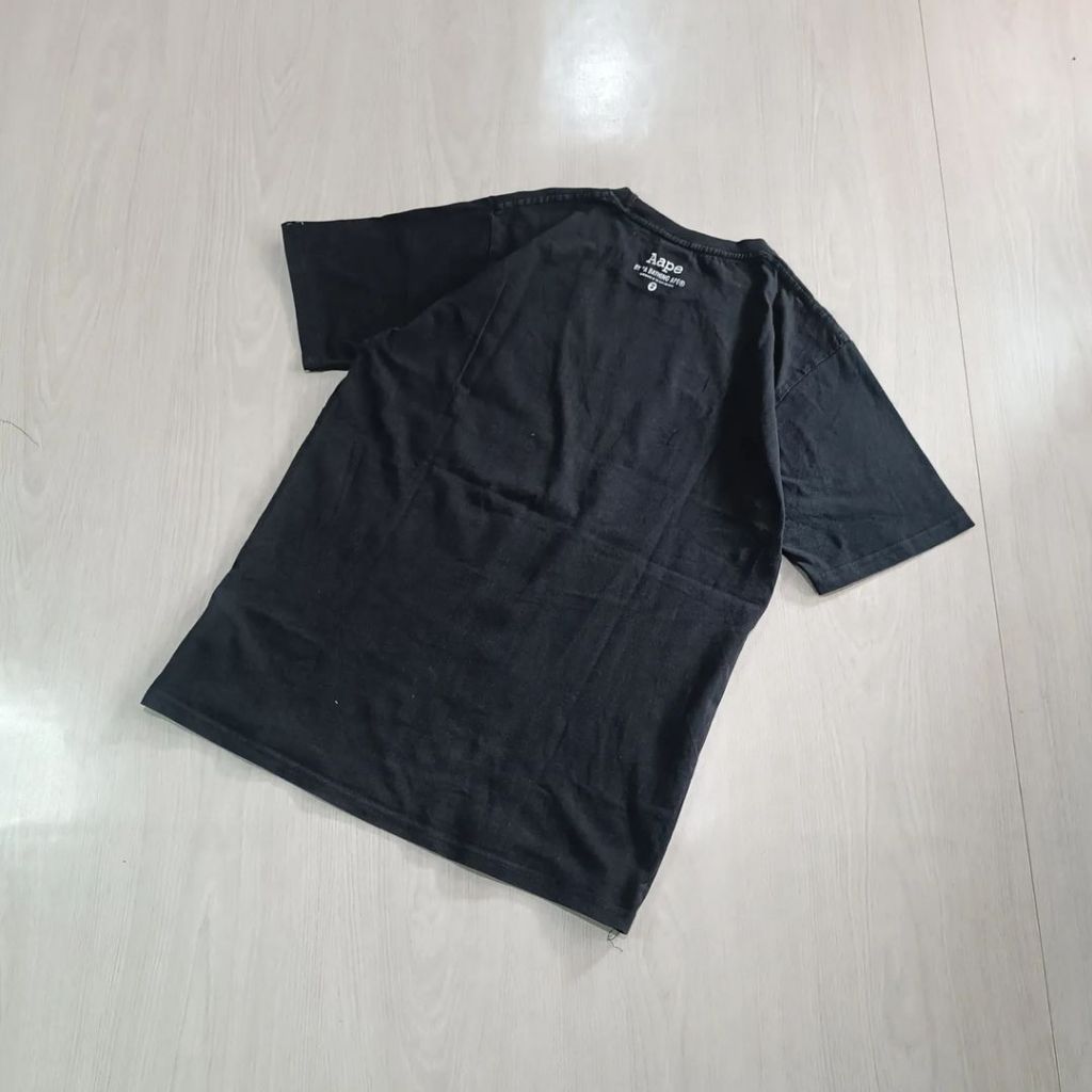 A BATHING  APE   T-SHIRT BLACK