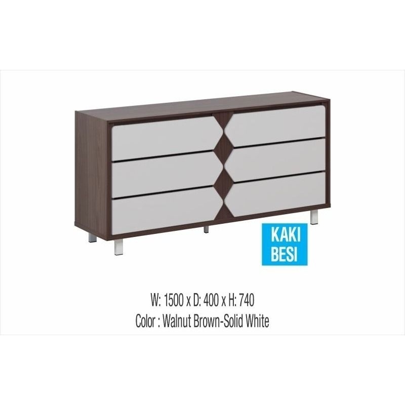 Buffet TV / Meja TV / Credenza / Meja Pajang / Buffet Serbaguna CR Royal Matken