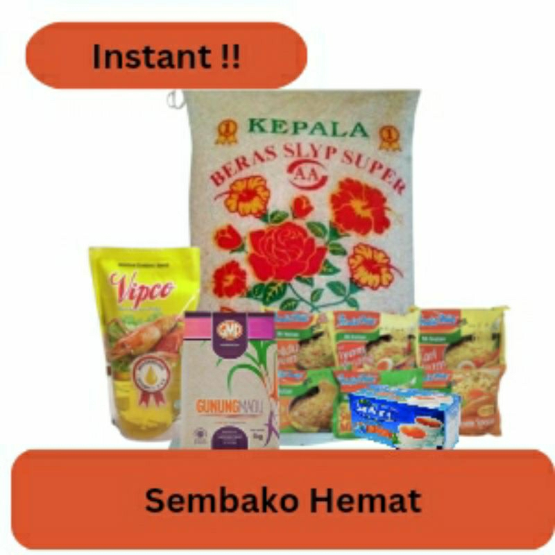 

Paket Sembako Hemat 5 in 1 Beras 5 kg