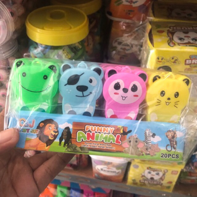 

NEW COMING !! PERMEN MAINAN FUNNY ANIMAL ISI 20 pcs