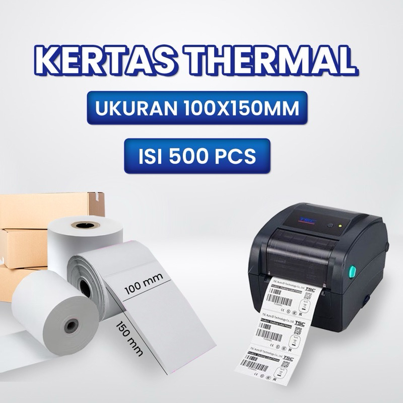 

Kertas Thermal Struk Kasir 100 x 150mm Paper Roll