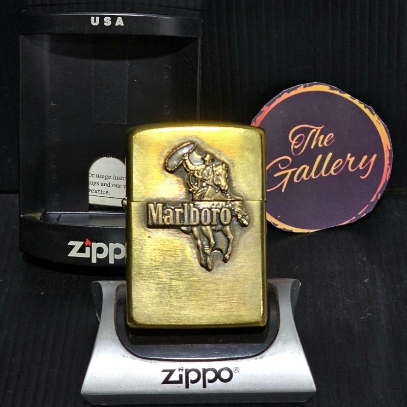 ⭐️⭐️⭐️⭐️⭐️ ORIGINAL ZIPPO MLBR OFFICIAL COUNTRY MAN COWBOY  X TAHUN 1994