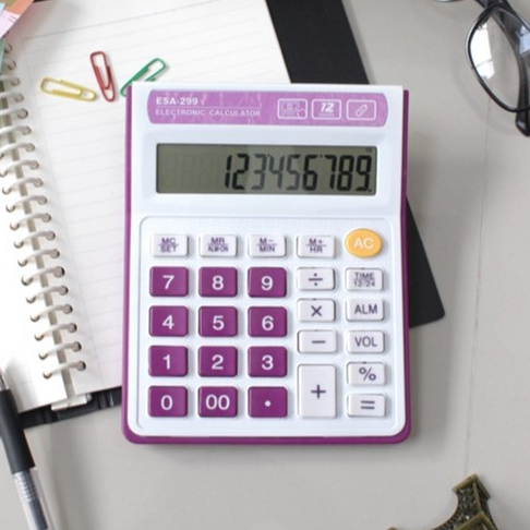 

ESA Kalkulator Dagang 12 Digits Bisa Bicara Ada Alarm dan Jam