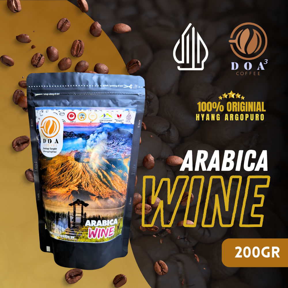 

ARABICA WINE COFFEE | 100% ORIGINAL HYANG ARGOPURO - DOA COFFEE