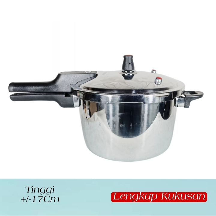 PANCI PRESTO STAINLESS STEEL 8 LITER | PRESURE COOKER SARANGAN