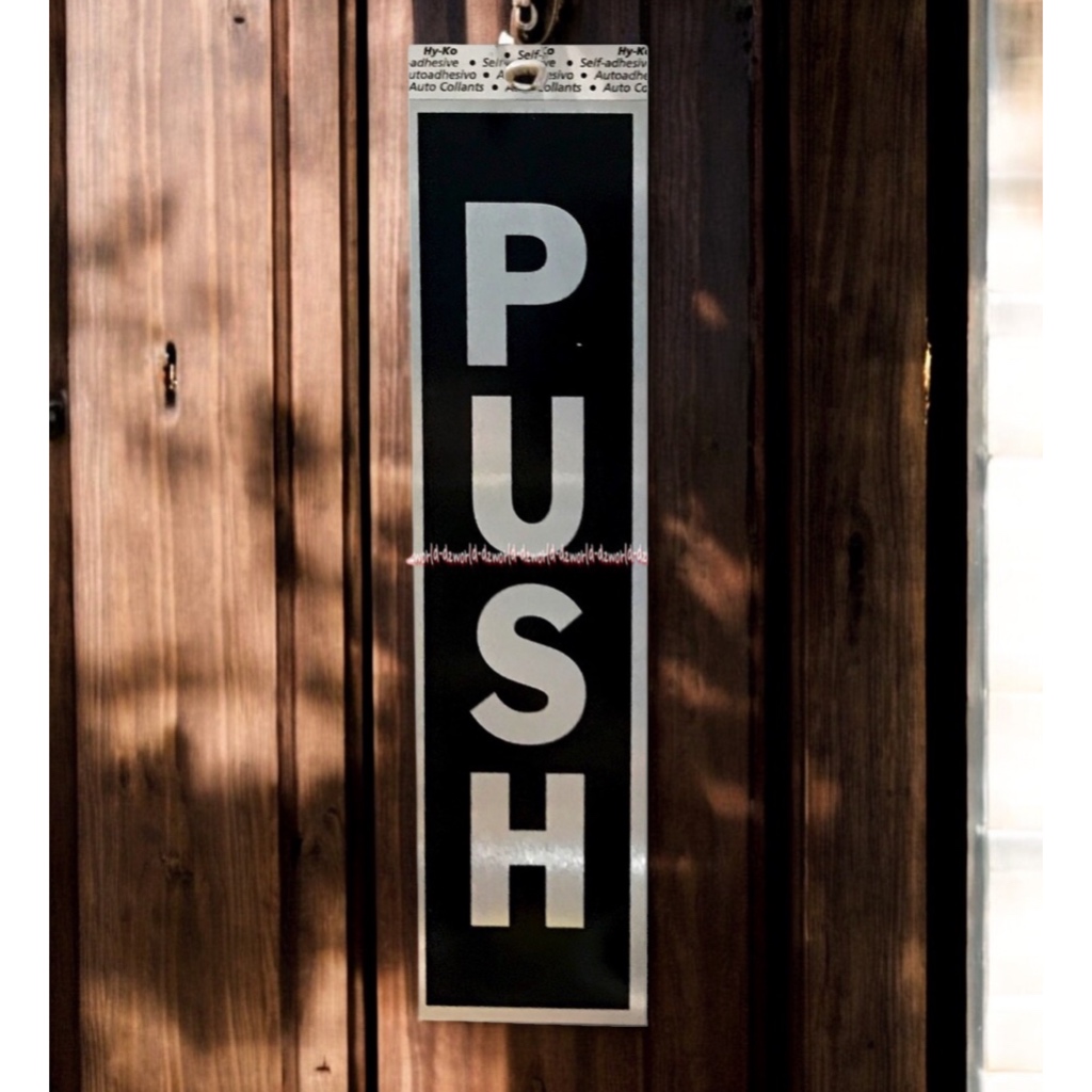 

Hy-ko Push Sticker Petunjuk Stiker Tahan Air Dan Mudah Di Aplikasikan 5 x 20 cm