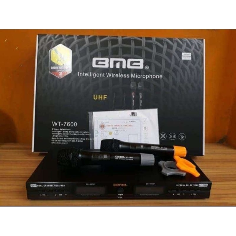 mic wireless BMB WT 7600 original