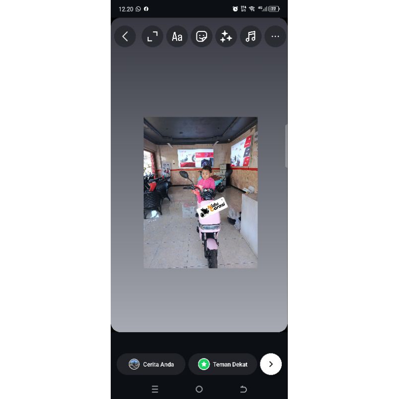 sepeda listrik tipe D8D merk uwinfly