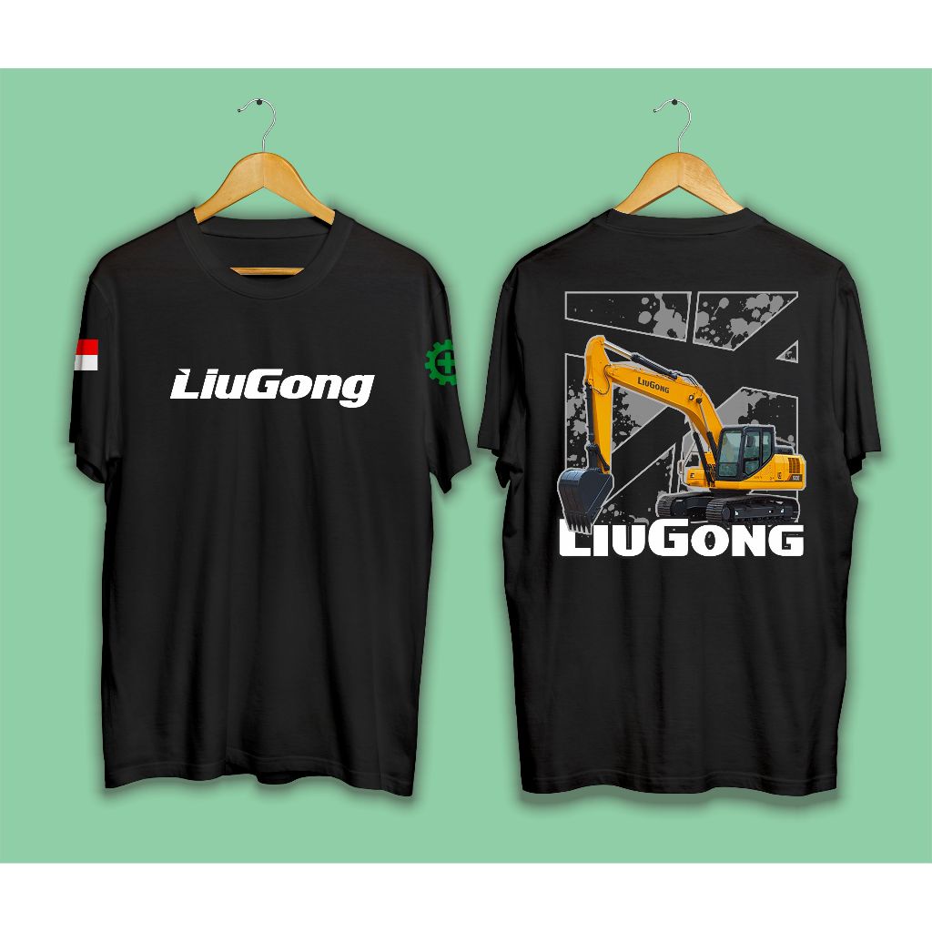 Kaos Distro Excavator Liugong Katun Combed