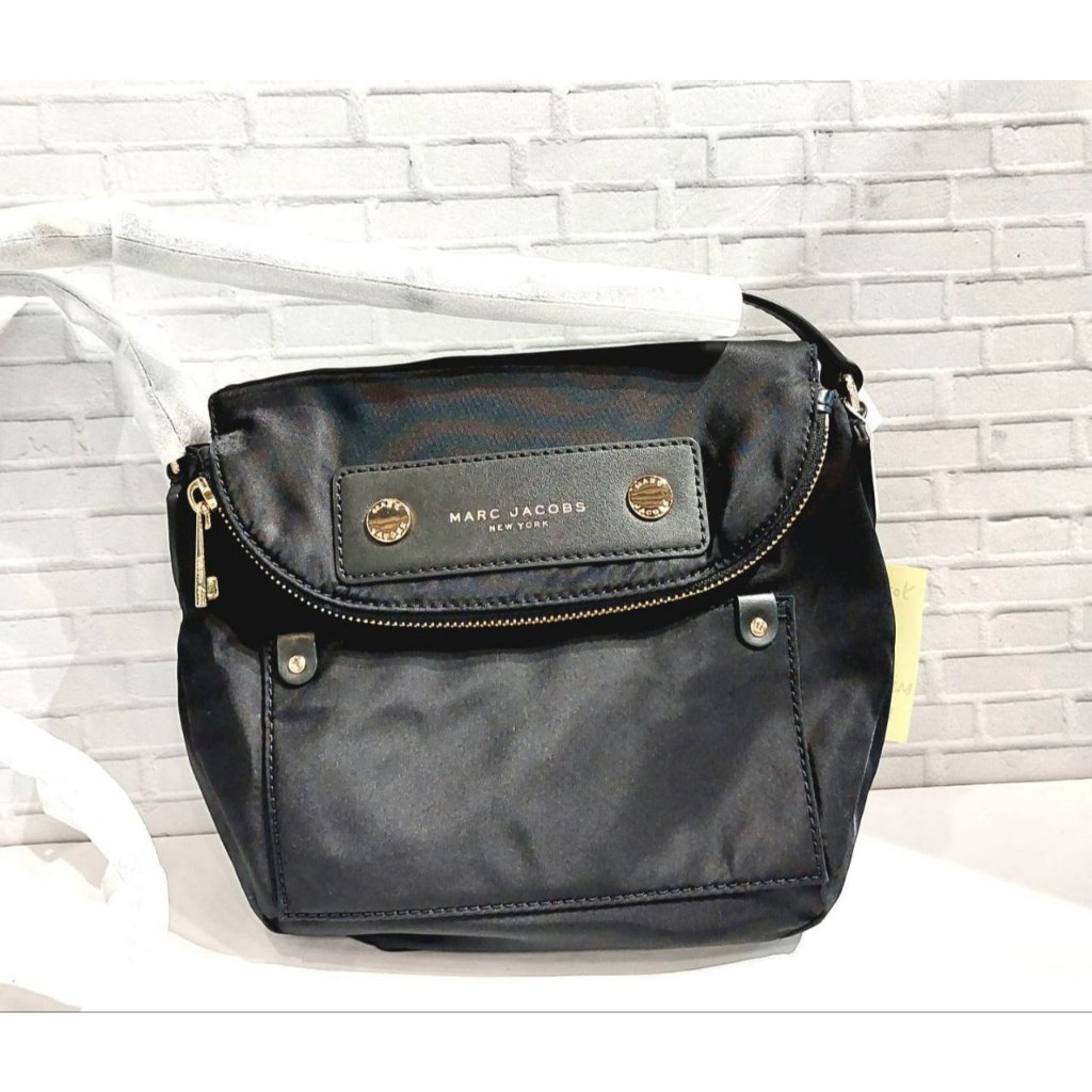 MJ Mar Jaco Preppy Nylon Mini Messenger Black Original