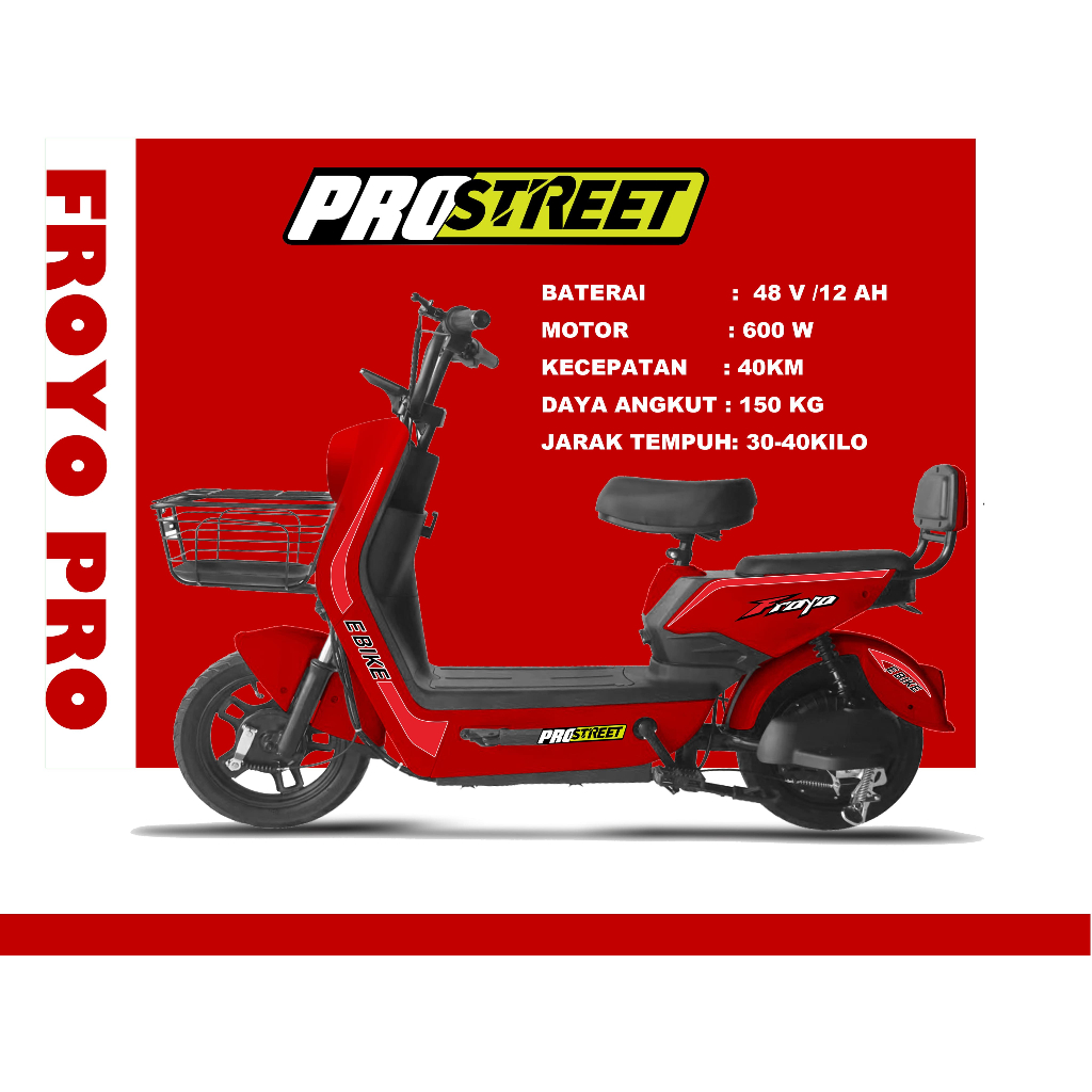 Sepeda Listrik PROSTREET Froyo