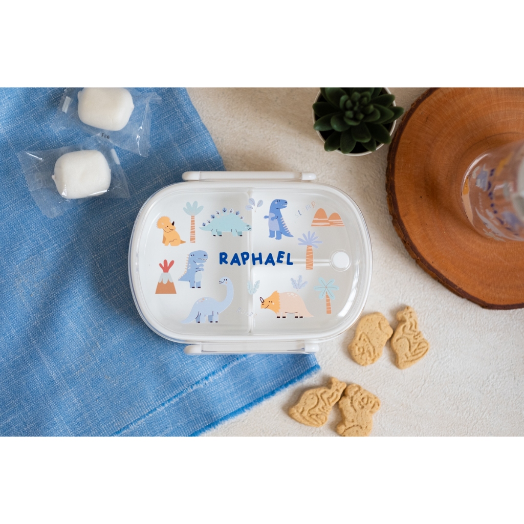 Bebesail Macaroon lunch box Tempat Makan Custom Print Nama