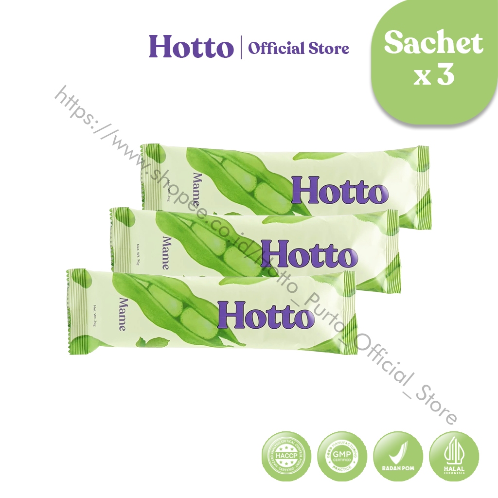 

Hotto Mame Multigrain with Edamame (3 Sachet) Bpom Halal