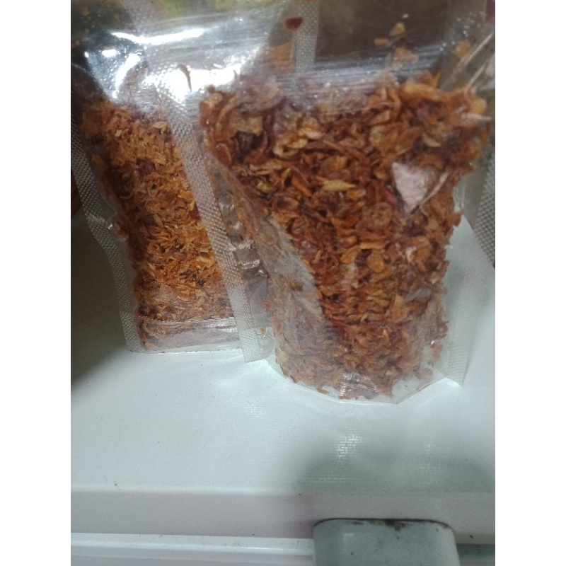 

bawang merah goreng ori tidak pakai tepung,, 100gr,, 15rb