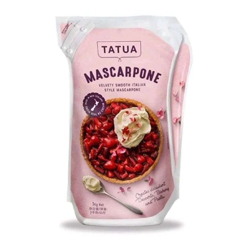 

TATUA MASCARPONE CREAM 1KG CAMPURAN ANEKA CAKE/PUDING/ROTI