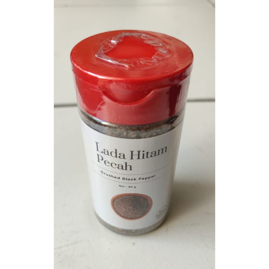 

Lada Hitam Pecah / Crushed Black Pepper Powder 50 Gr Rempah Bumbu Masak Dapur