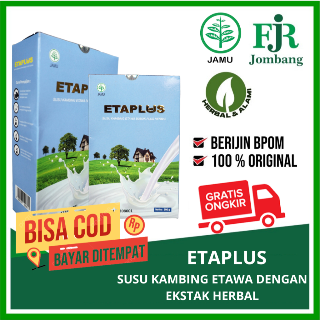 

ETAPLUS | SUSU KAMBING ETAWA BUBUK PLUS HERBAL ORIGINAL BPOM