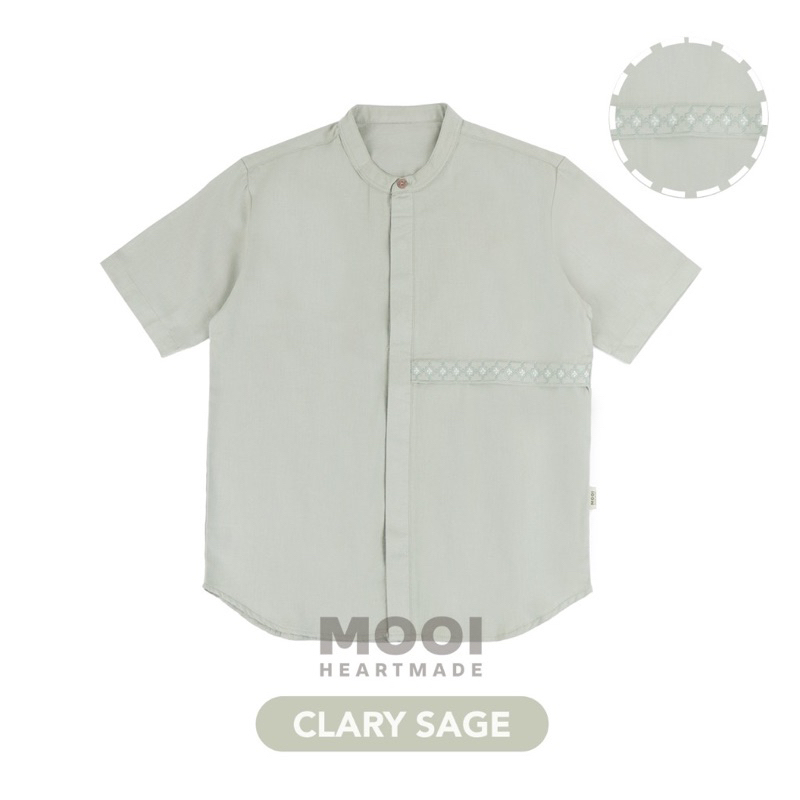 PRELOVED - CLARY SAGE XXL - Mooi Atasan Pria Kemeja Pria Gaffi Koko