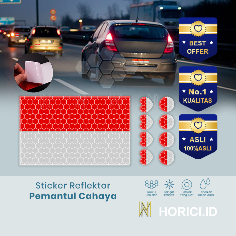 

Sticker Pipi HUT RI Bendera Merah Putih Kemerdekaan Indonesia 17 Agustus/Motor/Mobil/tahan air
