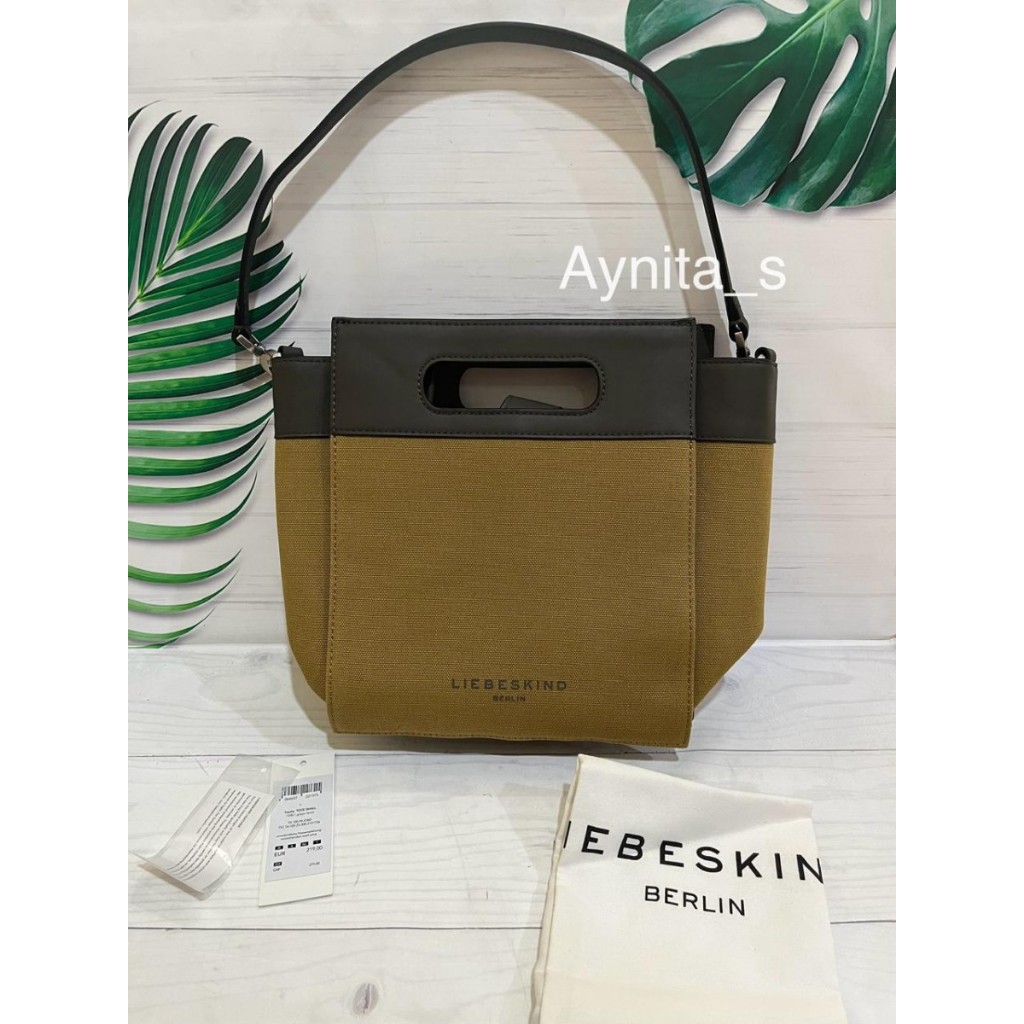 Tas Liebeskind Berlin Tote Small Green Lentil