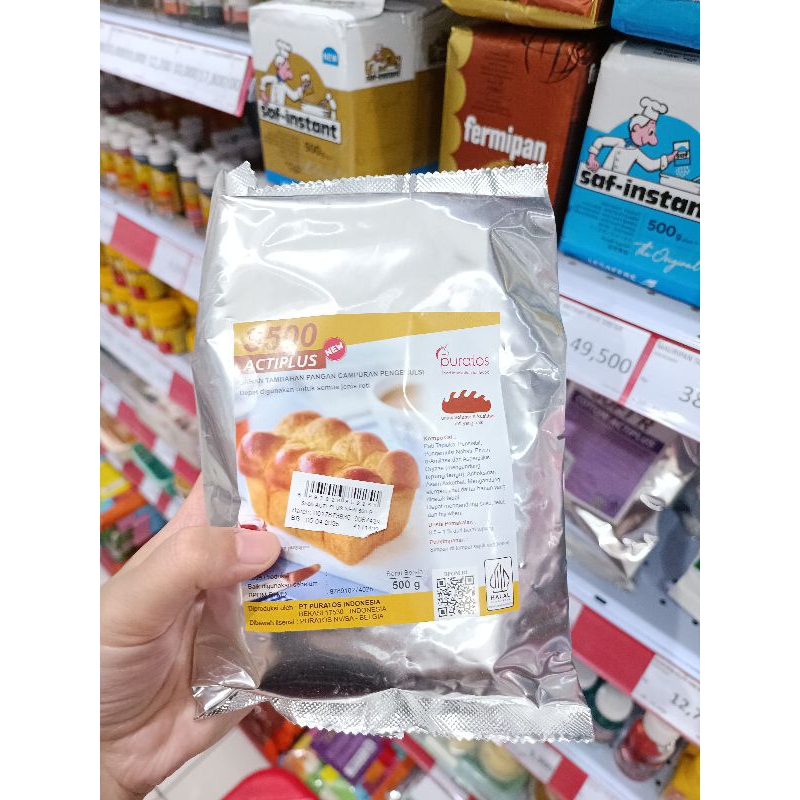 

[ 500 GRAM ] S500 Acti Plus New Puratos Bread Improver 500 Gram / Soft'r Cotton Puratos Bread Improver 500 Gram