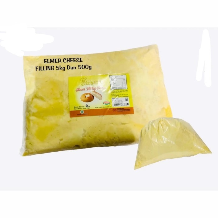 

Elmer Cheese Filling Keju 250gr / Isian Roti Keju REPACK 250gr