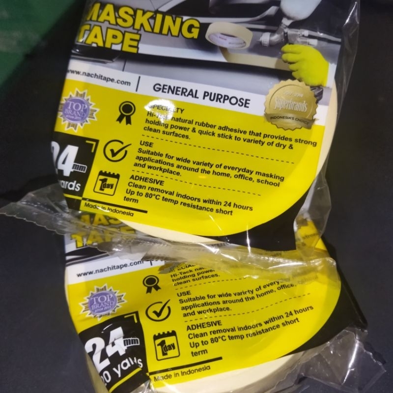 

NACHI Lakban Kertas Isolasi Solasi Masking Tape