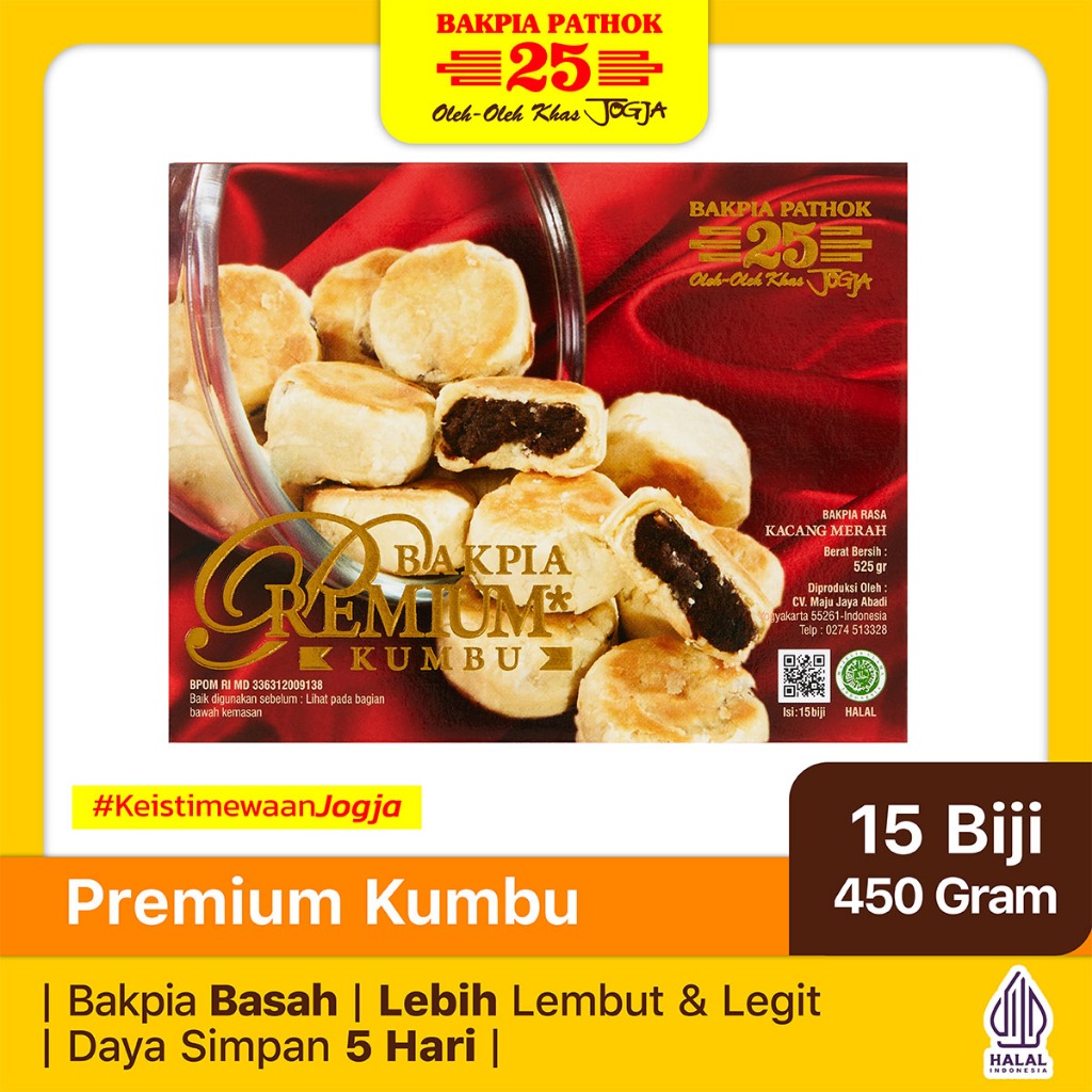 

Bakpia Pathok 25 Premium Kumbu | Oleh-Oleh Khas Jogja