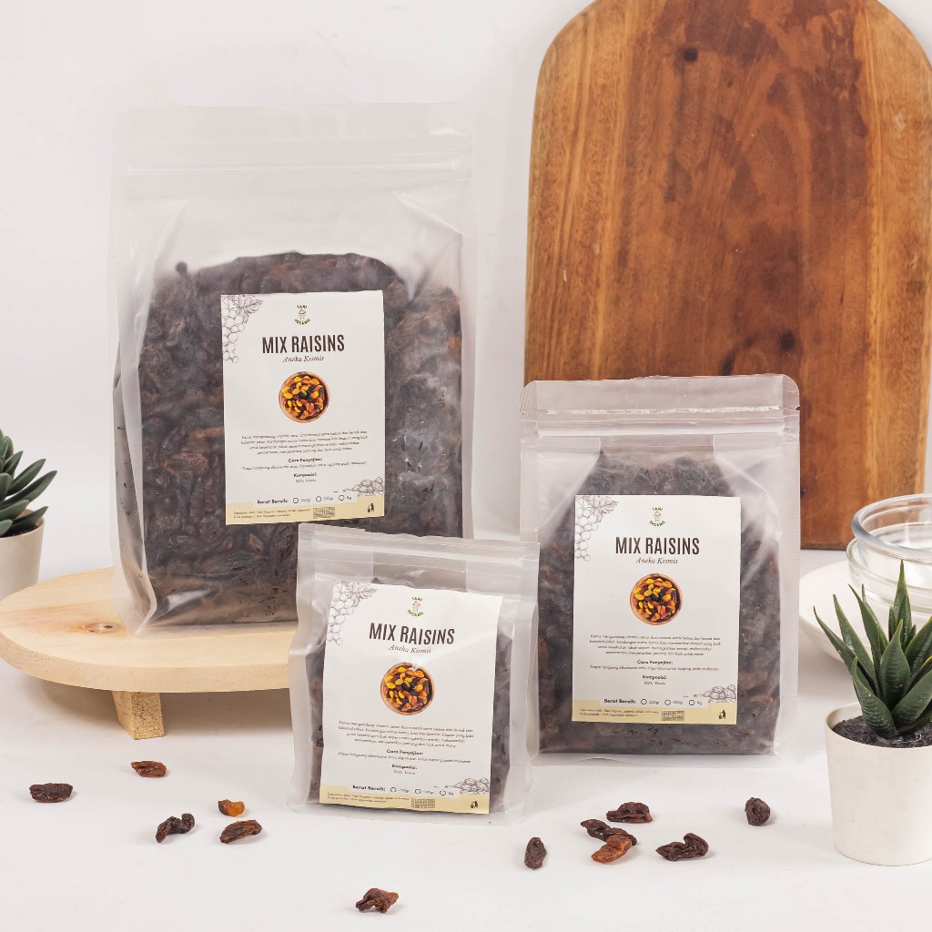 

Tani Organic Mix Raisins (Dark Raisin & Golden Raisin) - Kismis Campur