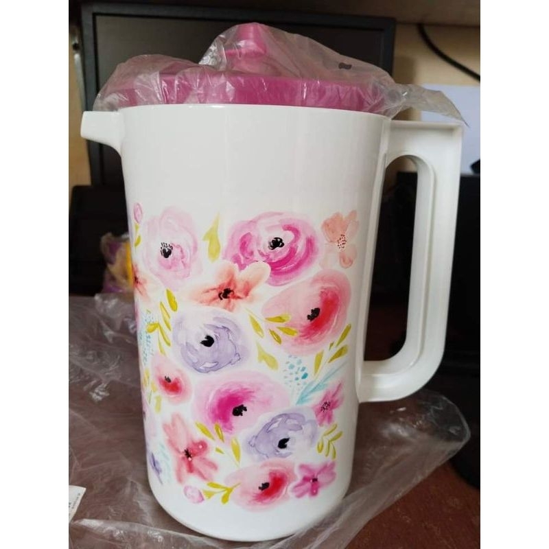 Tupperware Teko flower pink Pitcher 2L 2000 ml