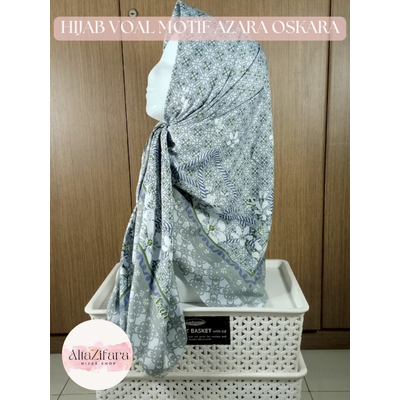 HIJAB VOAL AZARA OSKARA MOTIF | Hijab Motif | Hijab Azara Oskara | Hijab Voal Motif | Hijab Cantik