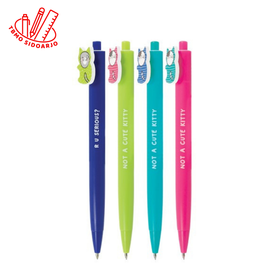 

TBMO M&G Retractable Pen / Bolpen Cetek So Many Cats 0.7mm ABPH4571 Per Pcs