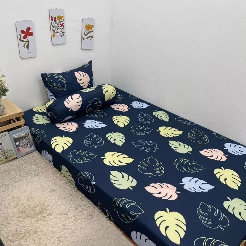 sprei aneka motif bunga korea