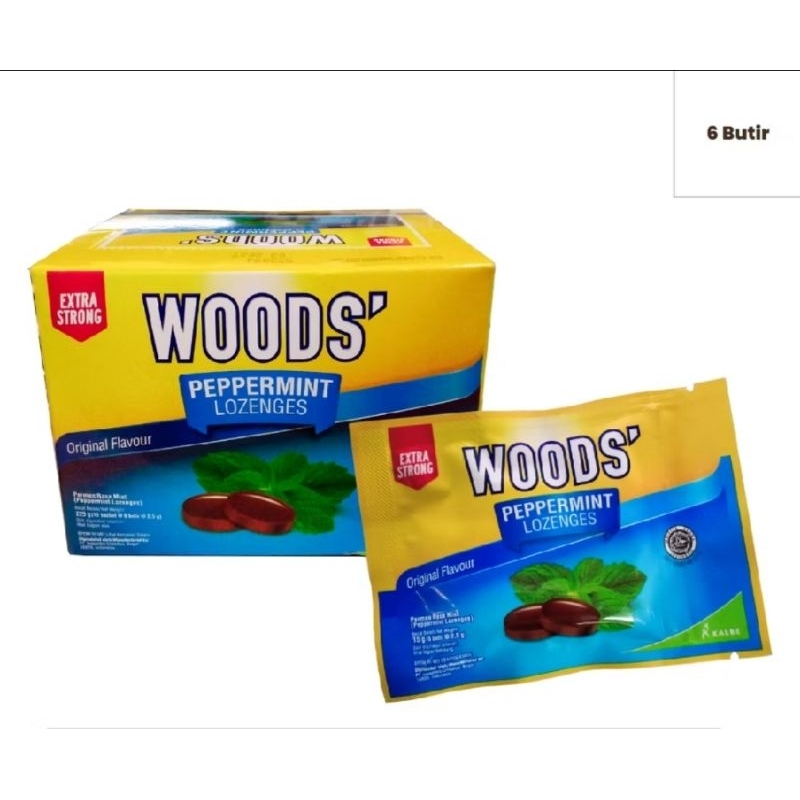 

Permen woods Lozenges Original