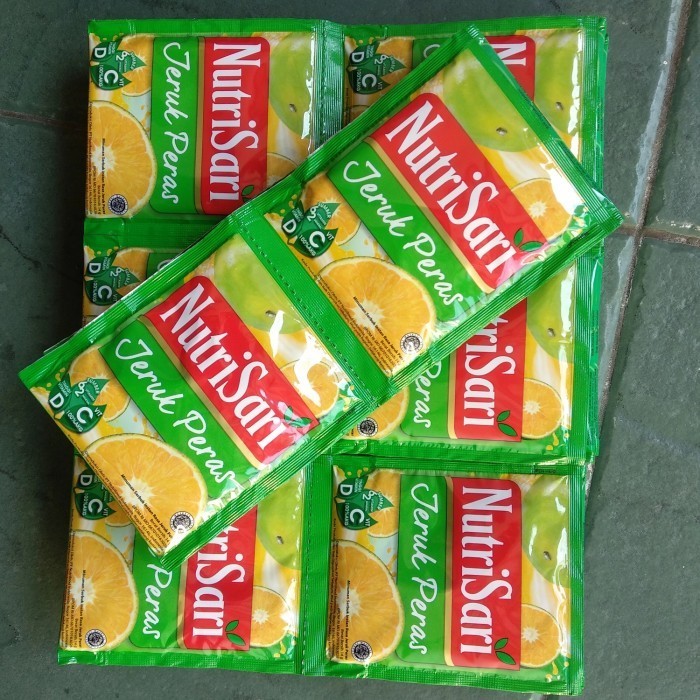 

Nutrisari Sachet 11g / Minuman Serbuk Aneka Rasa - Jeruk Peras 1 Pcs