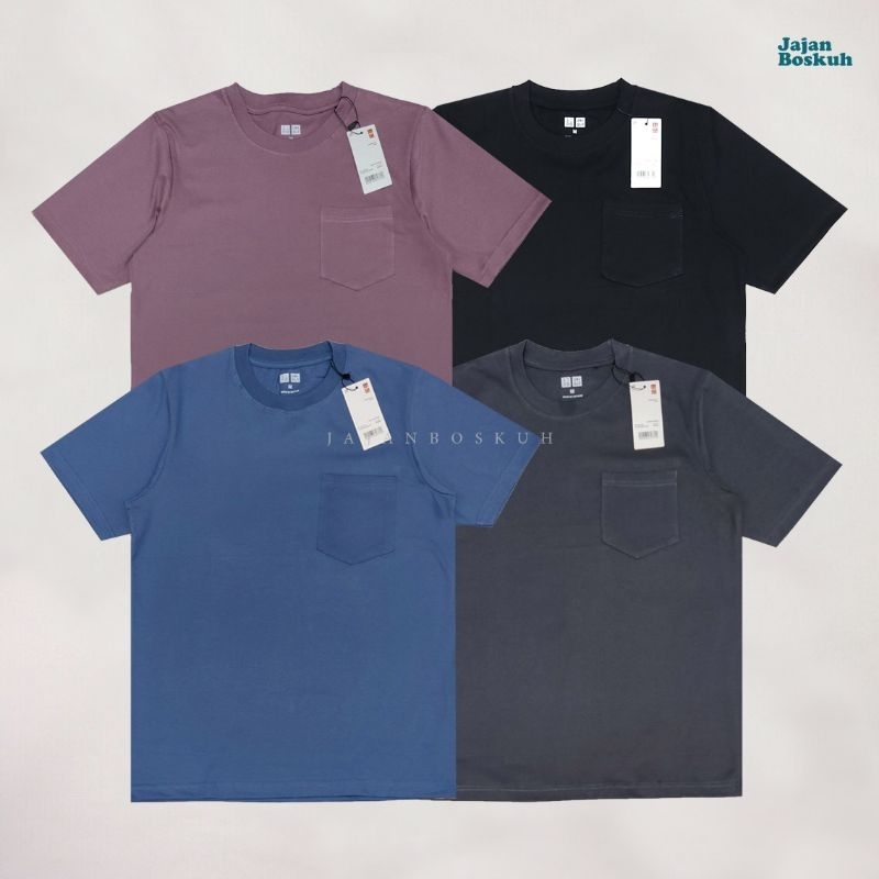 Kaos Uniqlo Pocket T-Shirt