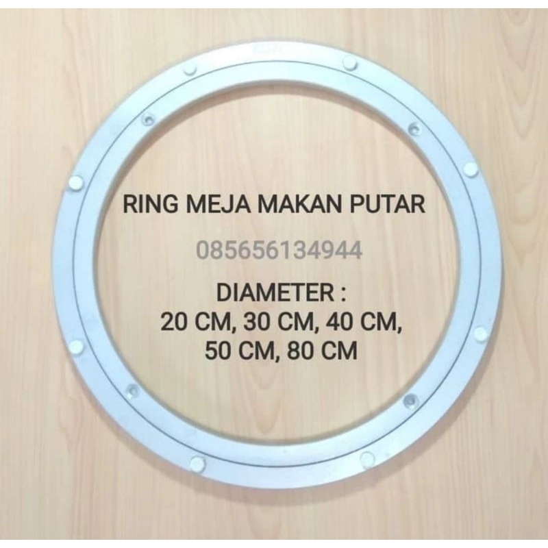 Ring Meja Makan Putar 80 cm / Kolaher Meja Kaca 32"