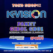 Paket GIBOL K-VISION GB01 30 Hari Bromo Cartenz GOL Gardiner Optus LGSat PROSES CEPAT Gila Bola MNC 