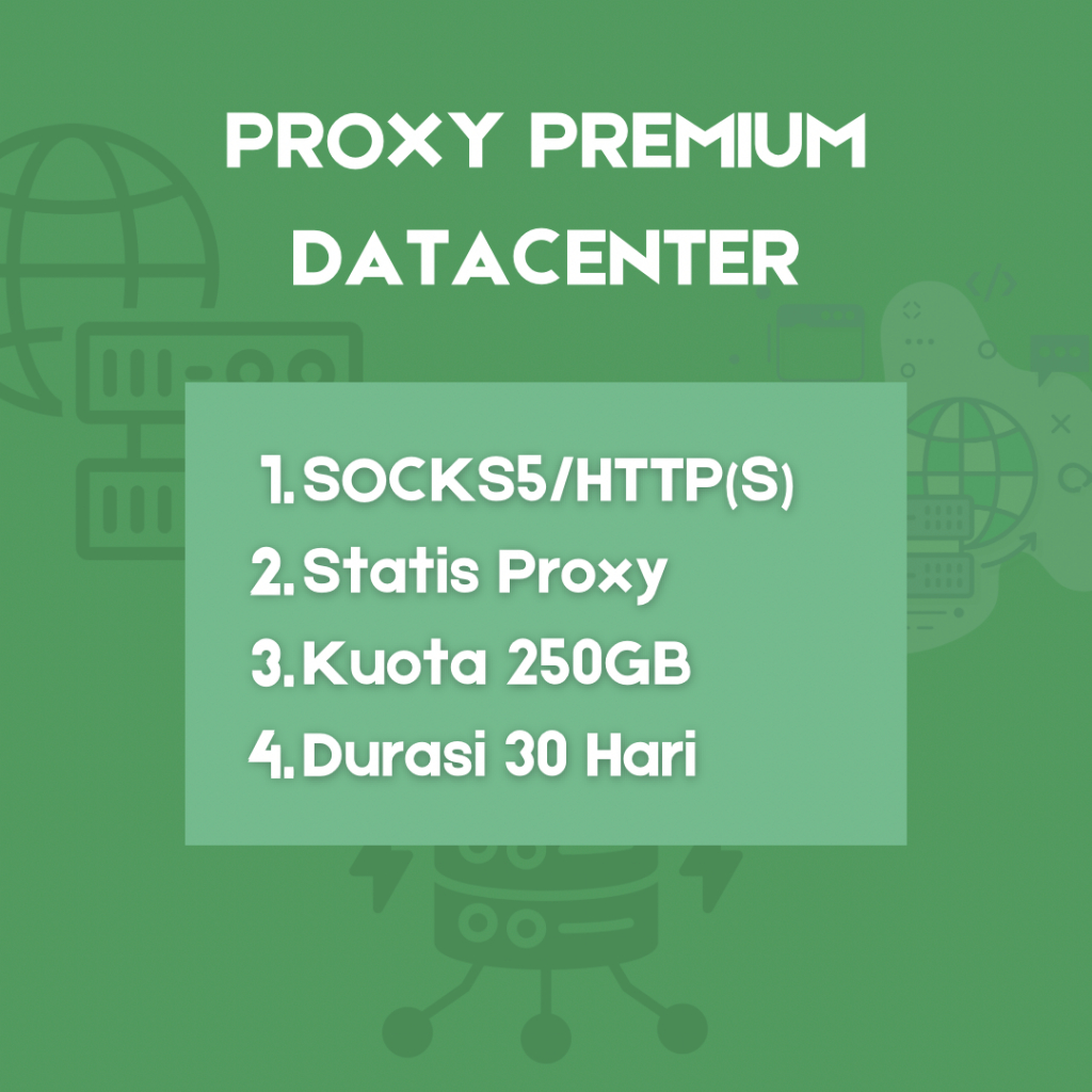 PREMIUM PROXY STATIS DATACENTER HIGH SPEED HTTP/SOCKS5