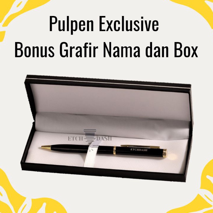 

DISCOUNT TODAY Pulpen Eksklusif Free Grafir NamaLogo Box Pulpen Custom Souvenir Pulpen Pulpen Promosi