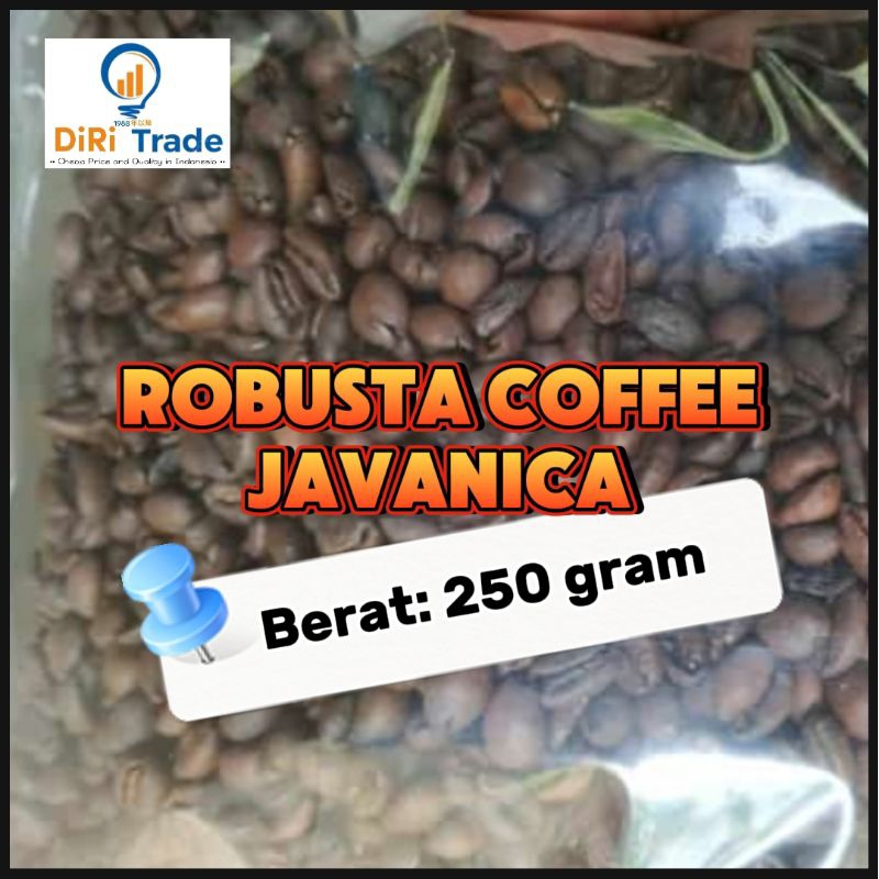 

BIJI KOPI ROBUSTA JAVANICA 100% ASLI (Uk.Berat 250 gram)