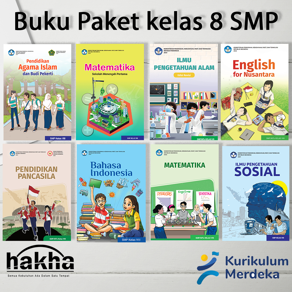 Buku Paket Pelajaran Kelas 8 SMP Kurikulum Merdeka