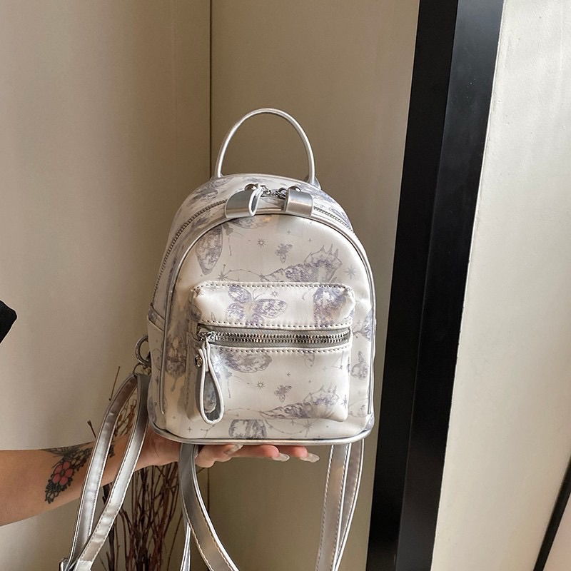 Tas Gendong Kulit Wanita Mini Import Tas Ransel Cewek Mungil Kecil Backpack JJX 871