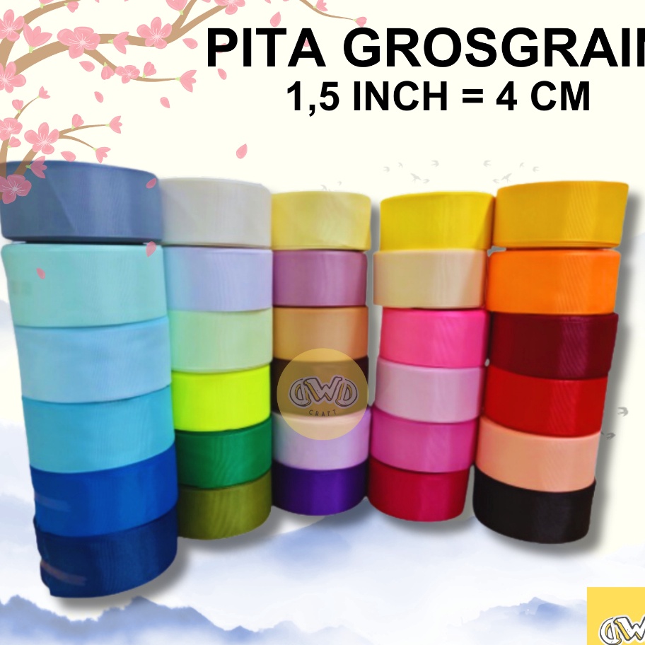 

TREND PRODUCT Pita Grossgrain 15 inchi 4cm per Roll 18 meter