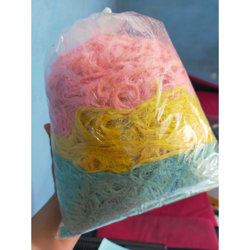 

ARUMANIS RAMBUT NENEK rainbow mix 3 rasa 1kg pabrikan