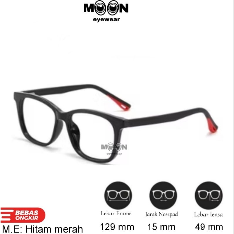 MAM (COD) Frame Kacamata Anak kotak Cowok/Cewek 5362,Kacamata Minus/Cylinder Lensa Photocromic