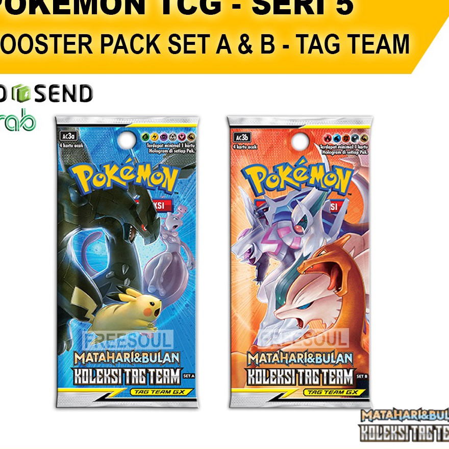 MURAHMERIAH Pokemon TCG Indonesia  Koleksi Tag Team BOOSTER PACK