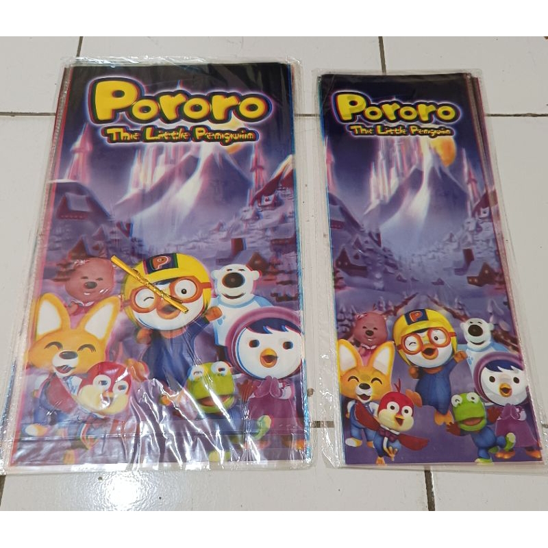 

Isi 10 Plastik Snack Ulang Tahun / Plastik Karakter / Plastik Opp Pororo