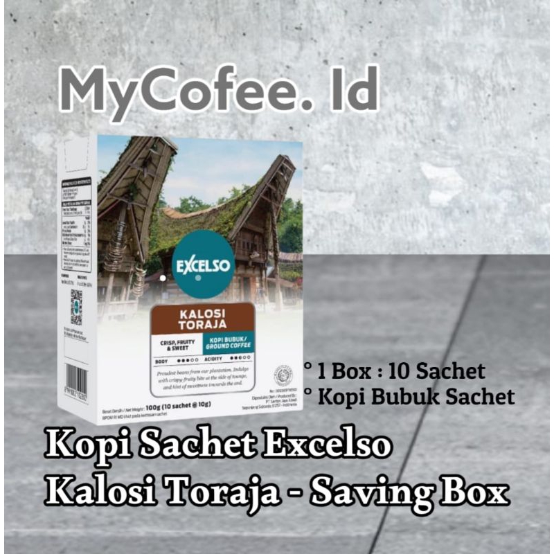 

Kopi Sachet Excelso - Saving Box Kalosi Toraja